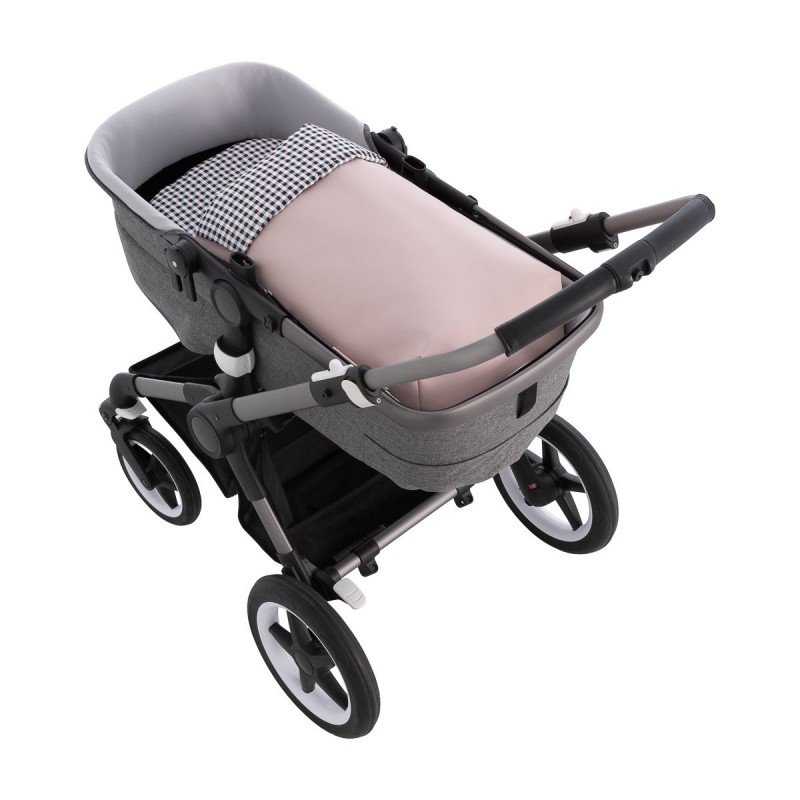 Cambrass SACO CAPAZO + COLCHONETA NEW VICHY ROSA 35x80x6 CM