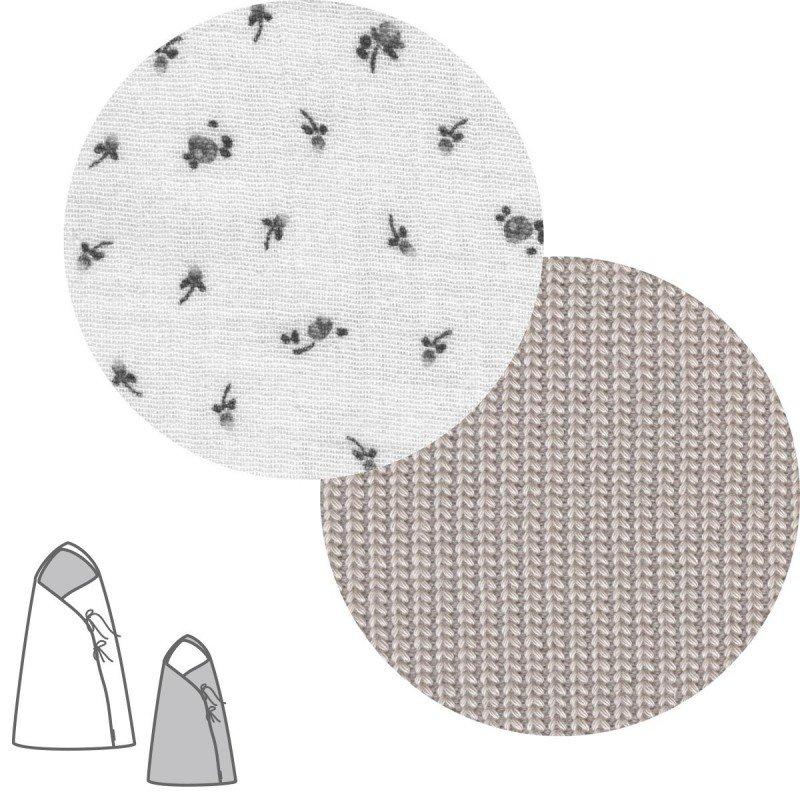 Cambrass SACO CAPAZO CRUZADO REVERS. ETNIC BEIGE 40x80x5 CM