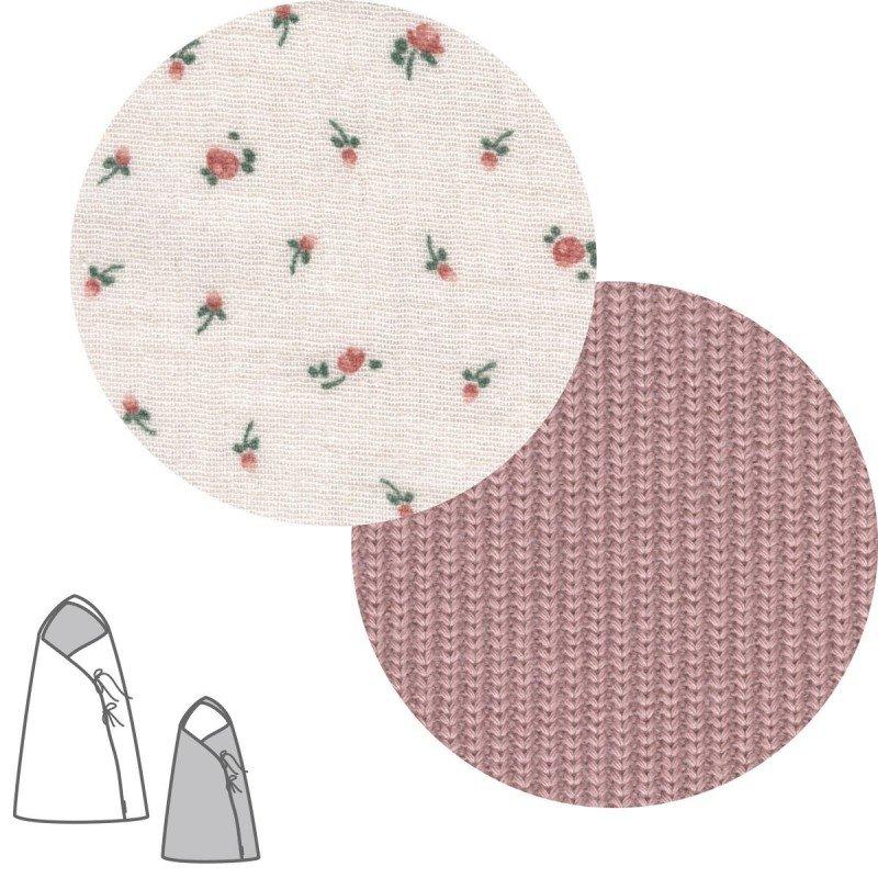 Cambrass SACO CAPAZO CRUZADO REVERS. ETNIC ROSA 40x80x5 CM