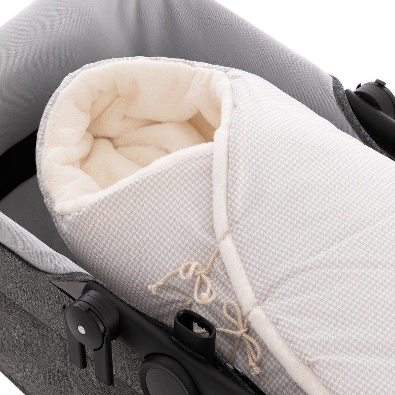 Cambrass SACO CAPAZO CRUZADO REVERS. MINI WINDSORD CRUDO 40x80x5 CM