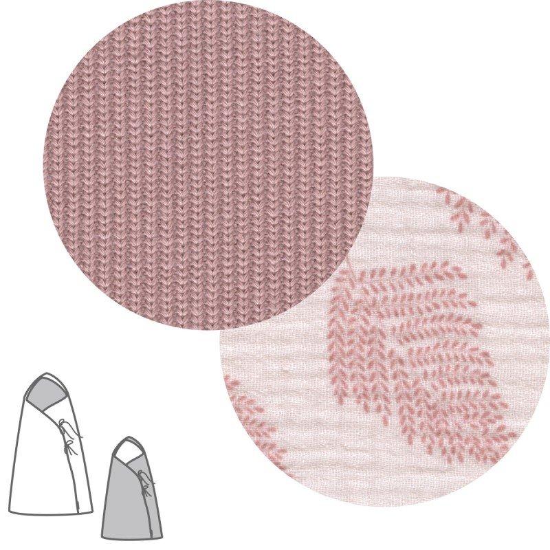 Cambrass SACO CAPAZO CRUZADO REVERS. SERENI ROSA 40x80x5 CM