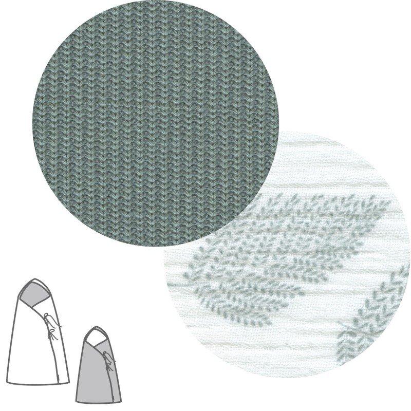 Cambrass SACO CAPAZO CRUZADO REVERS. SERENI VERDE 40x80x5 CM