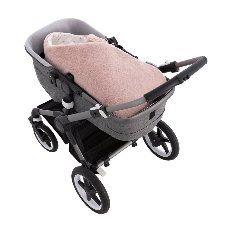 Cambrass SACO CAPAZO CRUZADO REVERS. TWIN ROSA 40x80x5 CM