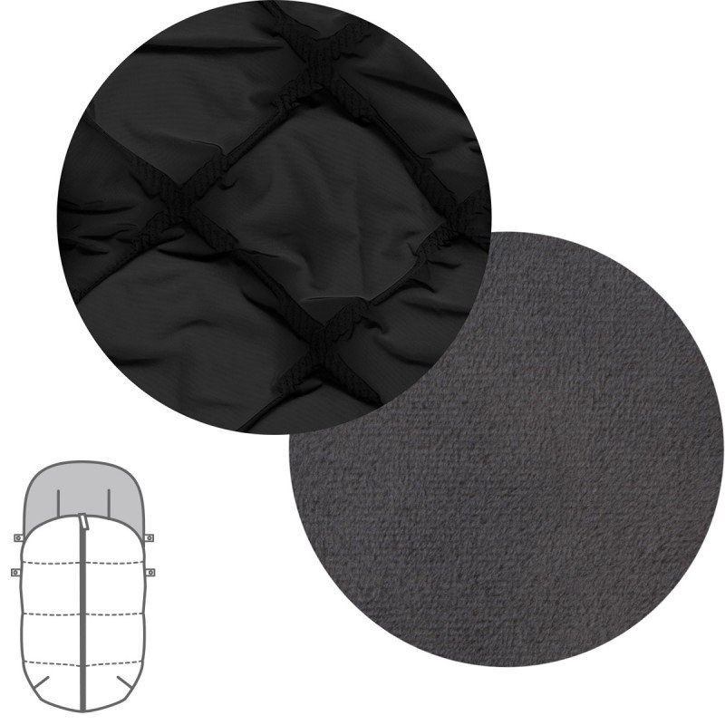 Cambrass SACO SILLA UNIVERSAL BARBOUR NEGRO 45x98x3 CM