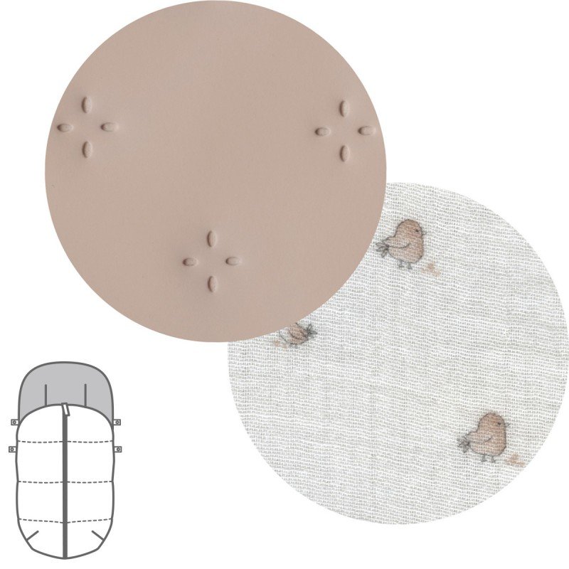 Cambrass SACO SILLA UNIVERSAL TWIN BEIGE 45x98x3 CM