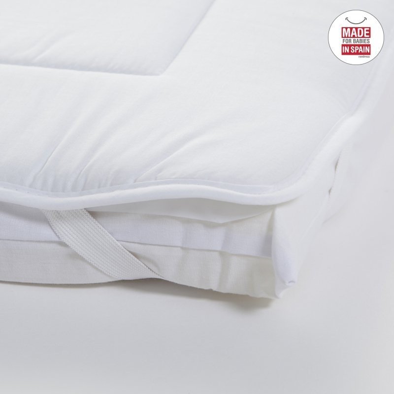 Cambrass SUPER EMPAPADOR MINICUNA 46x82x2 CM LISO E BLANCO