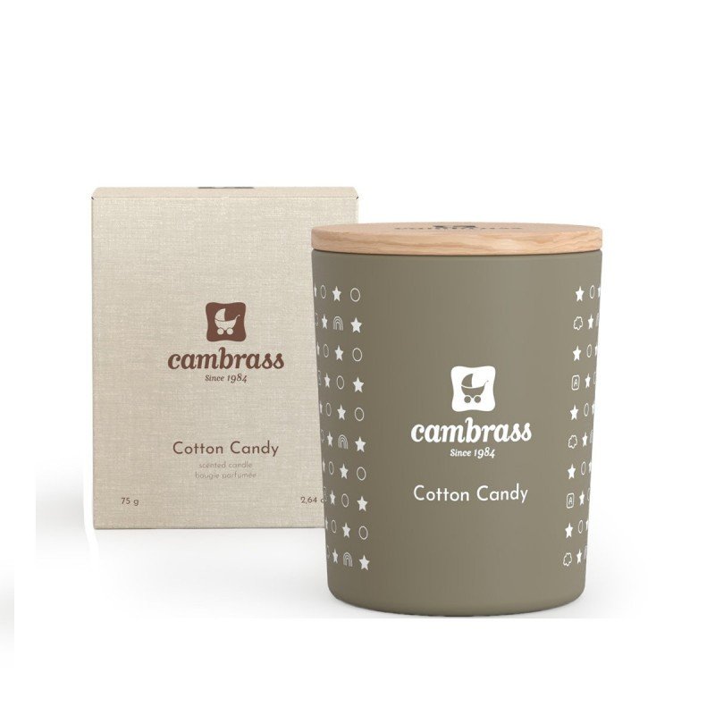 Cambrass VELA AROMÁTICA 10 cl STAR COTTON CANDY 5.5x5.5x6.5 CM