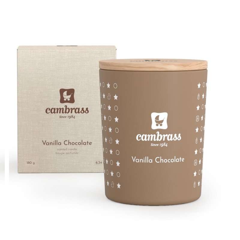 Cambrass VELA AROMÁTICA 25 cl STAR VANILLA CHOCOLATE 7.5x7.5x9 CM