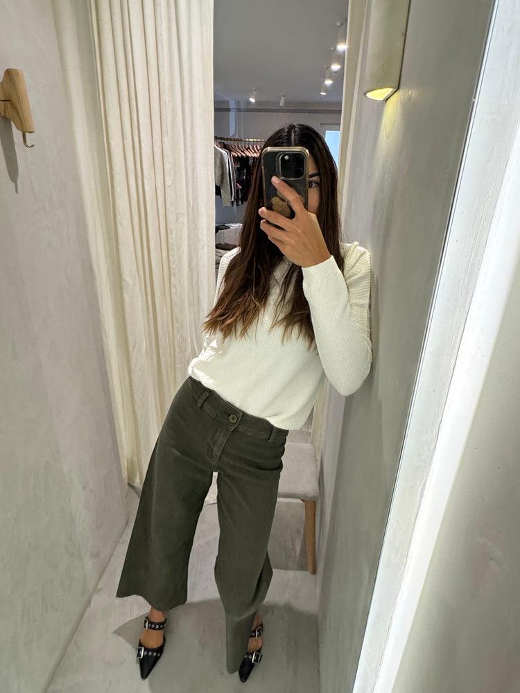 Camille Brazil Olive Jeans