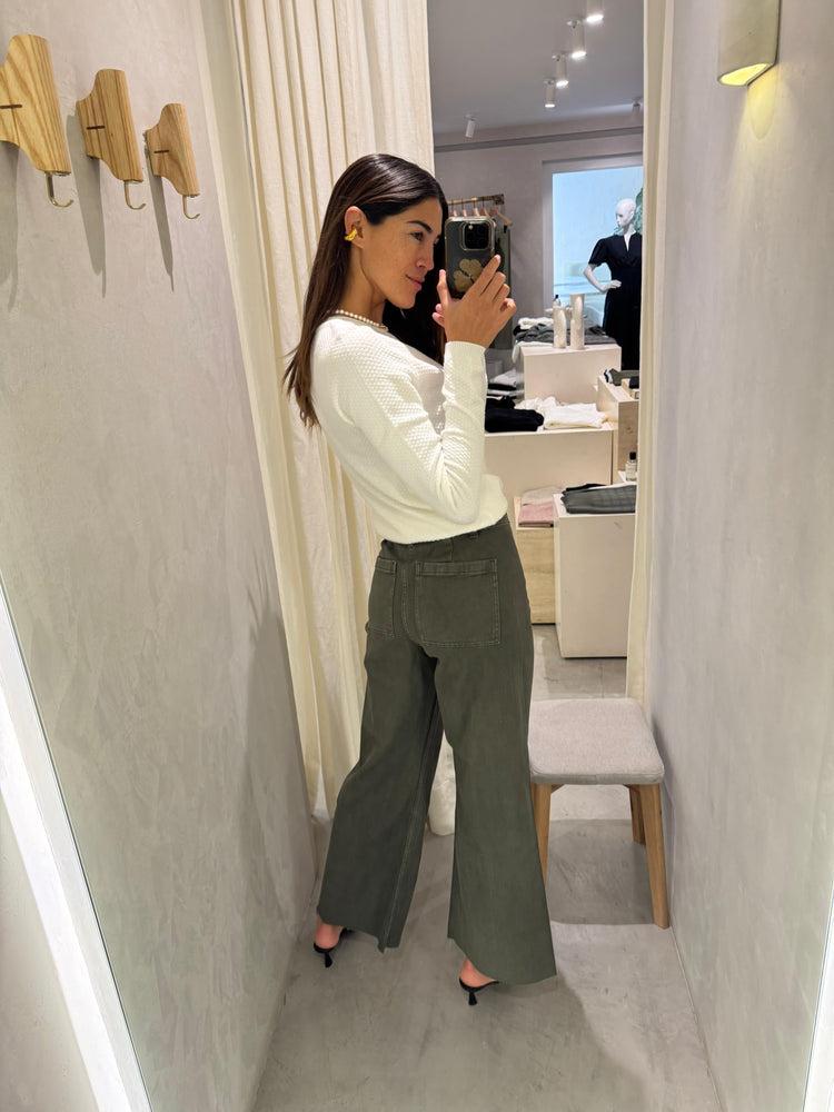 Camille Brazil Olive Jeans