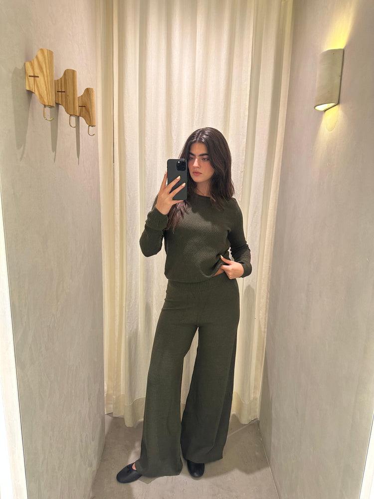 Camille Denver Forest Knitted Pants