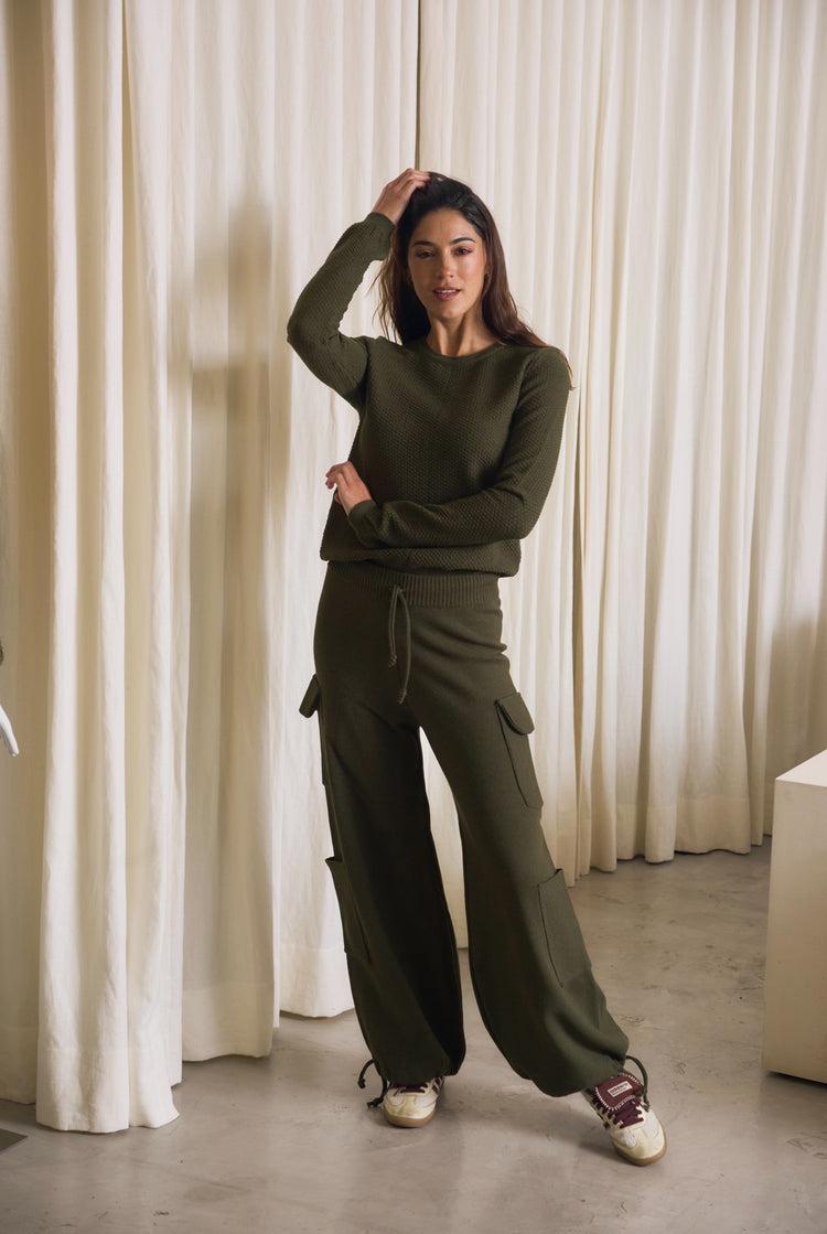 Camille Geneva Forest Sweater