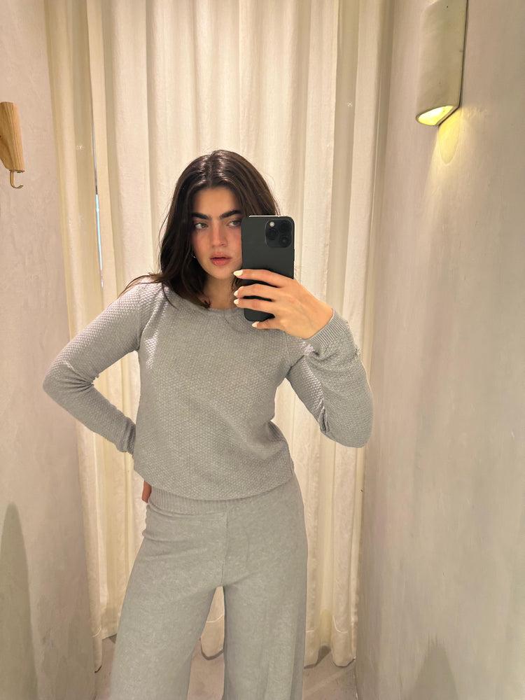 Camille Geneva Grey Sweater