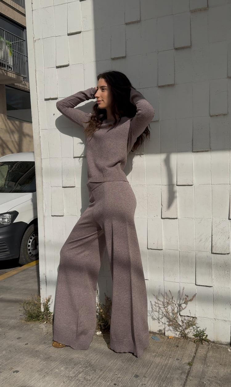 Camille Geneva Mocha Sweater