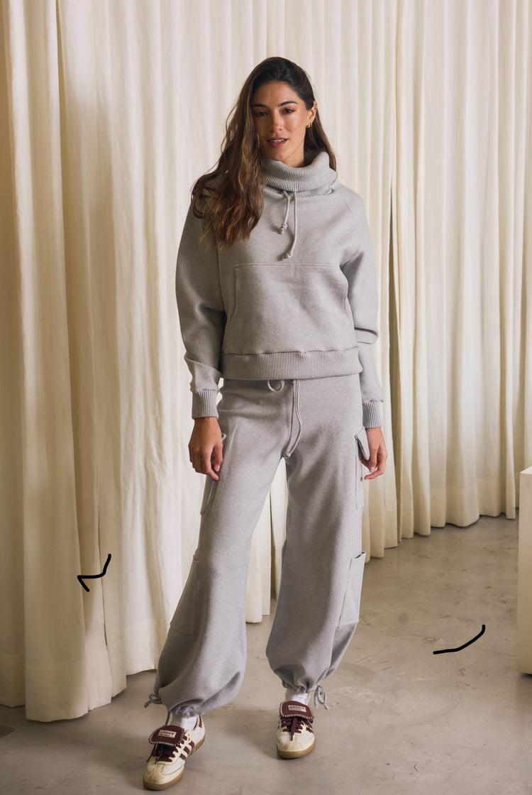 Camille Kenya Grey Cargo Pants