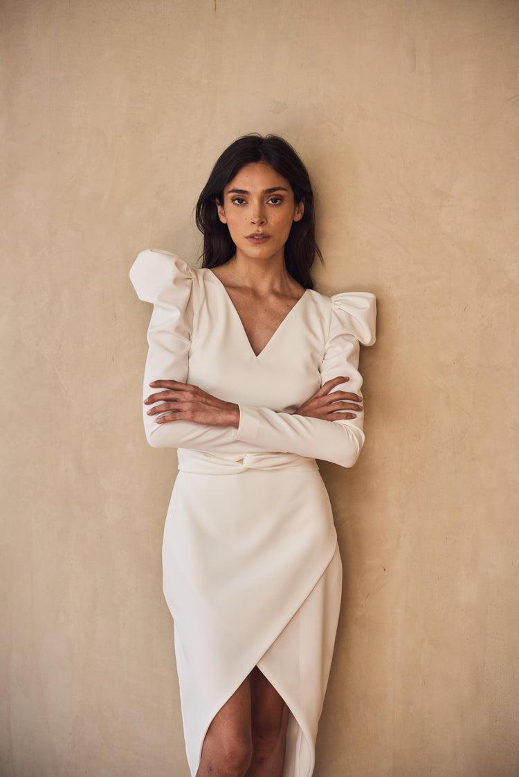 Camille Madrid White Dress