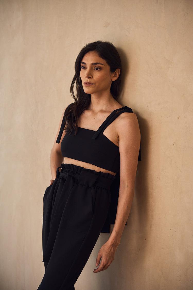 Camille Milan Black Tide Top