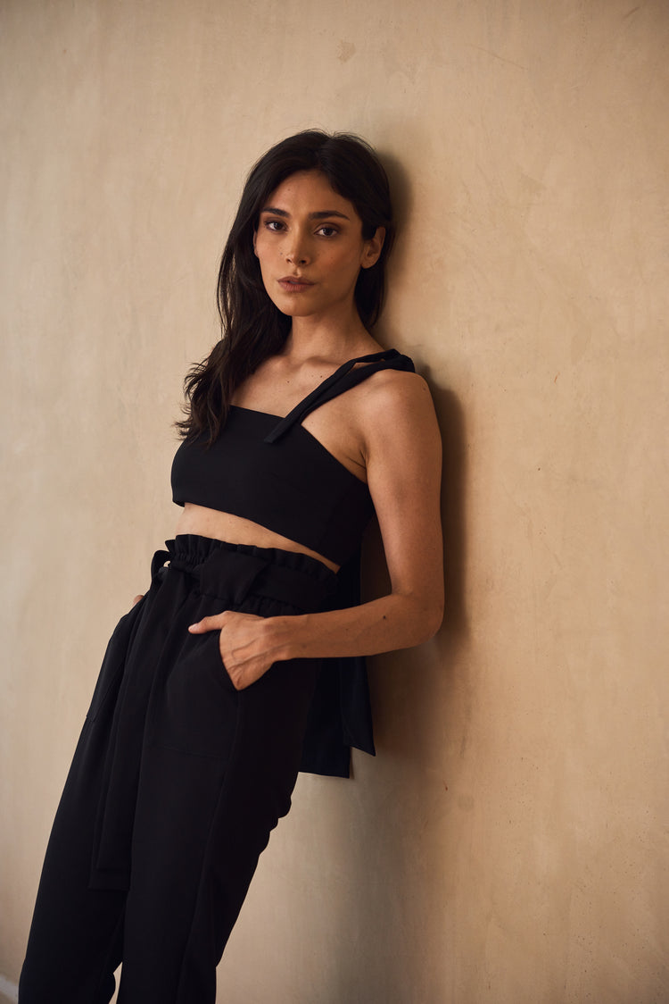 Camille Milan Black Tide Top