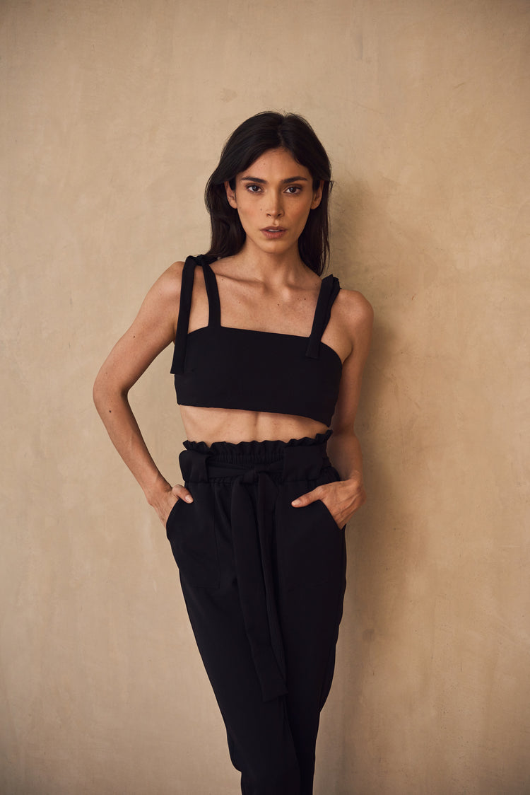 Camille Milan Black Tide Top