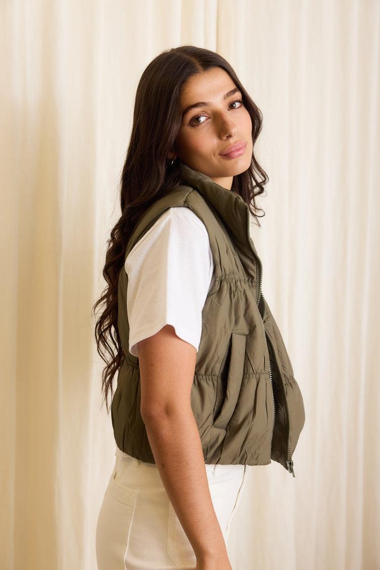 Camille Oslo Olive Vest