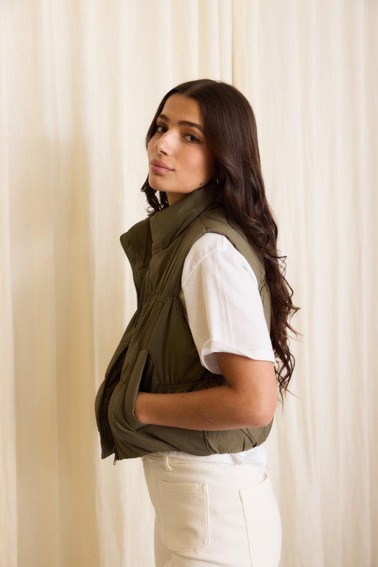 Camille Oslo Olive Vest