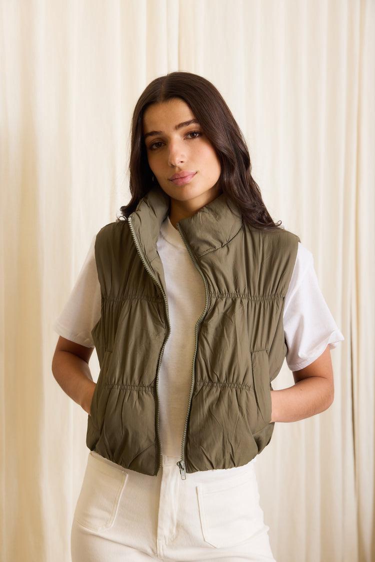 Camille Oslo Olive Vest