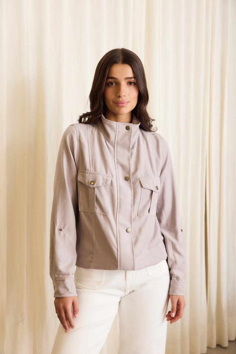 Camille Porto Lilac Jacket