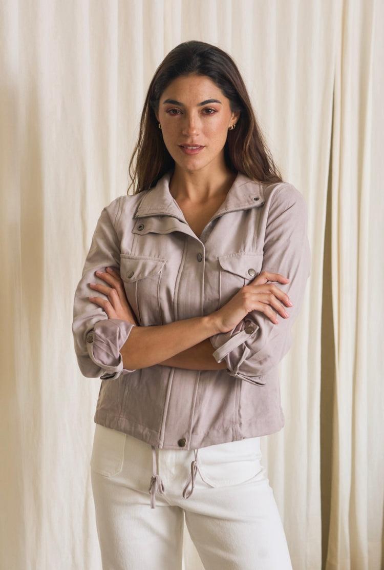 Camille Porto Lilac Jacket