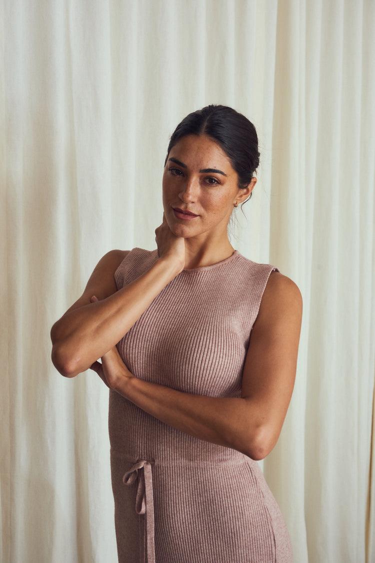 Camille Prague Rose Knitted Dress