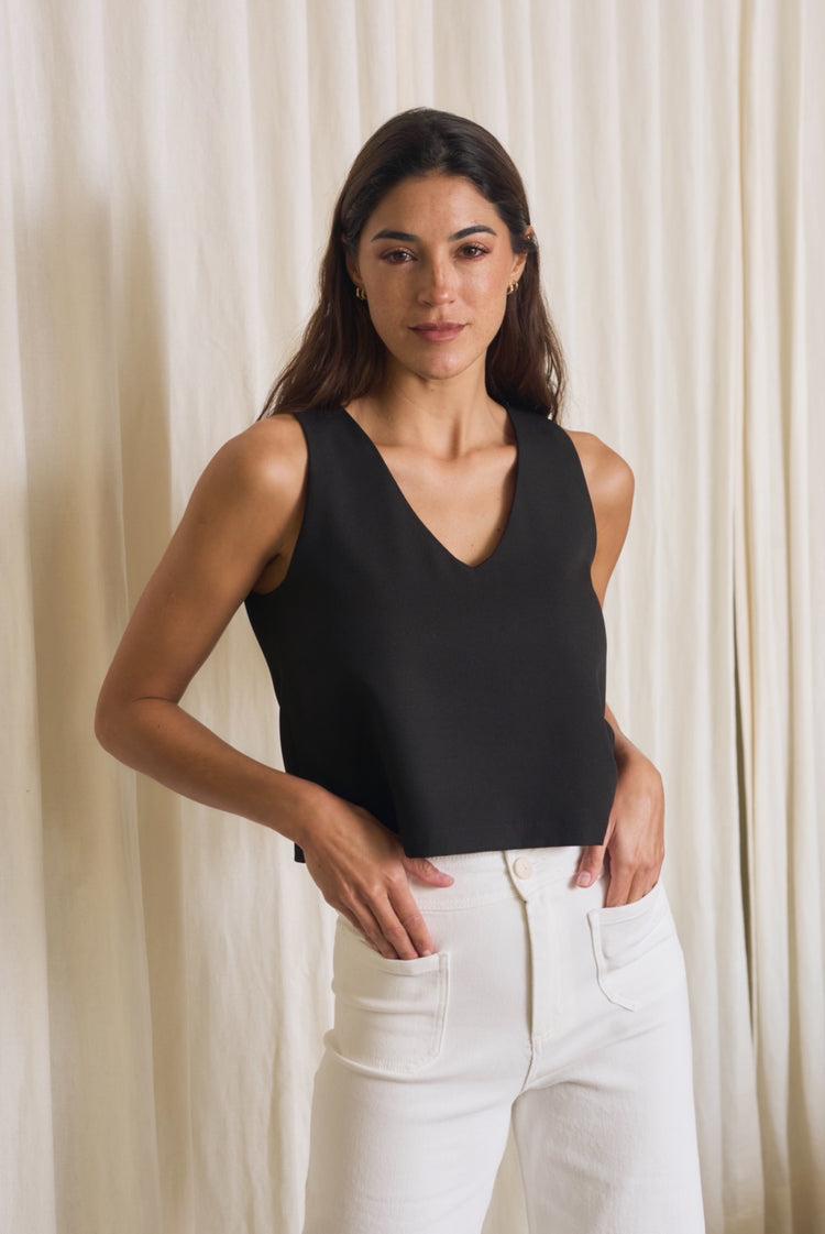 Camille Sydney Black Top