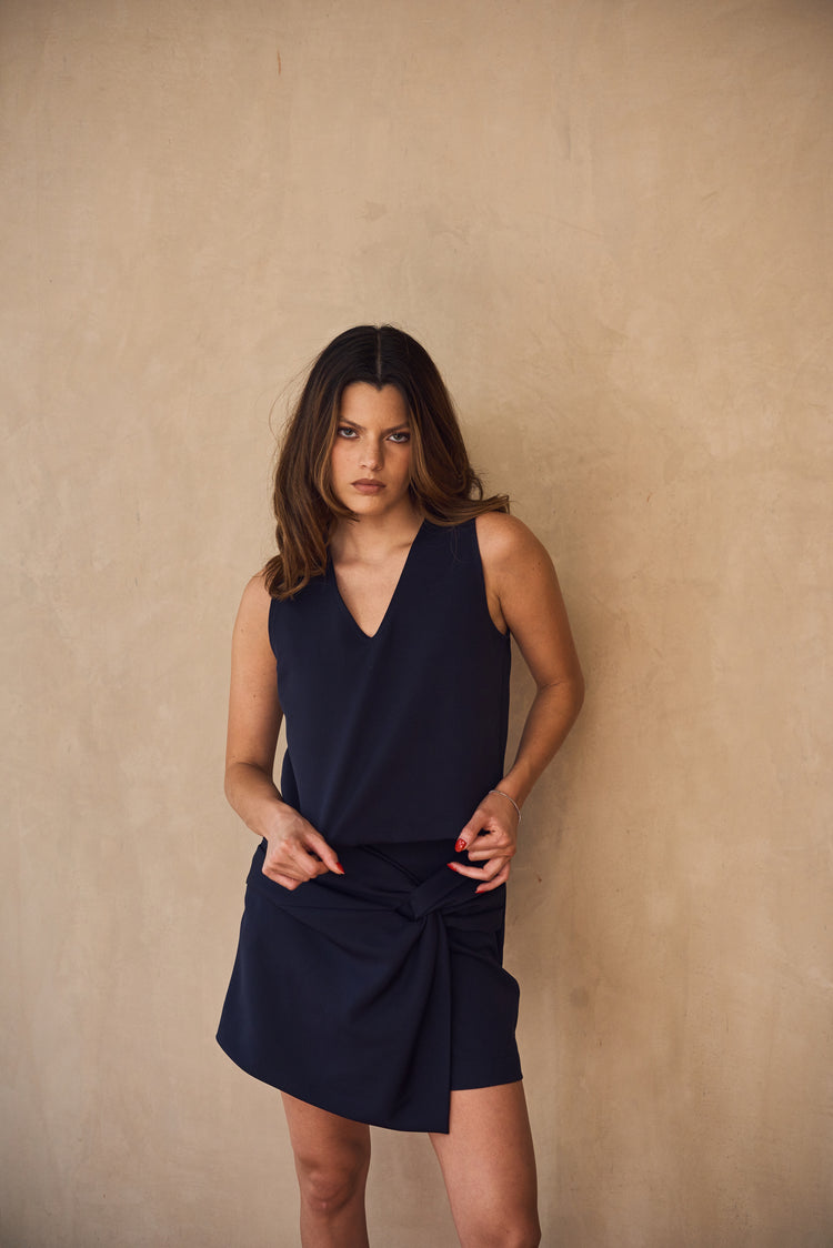 Camille Sydney Navy Top