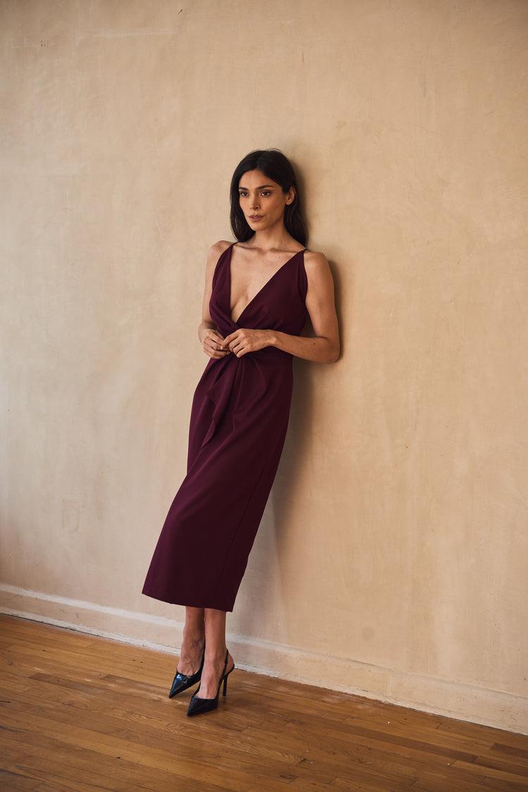 Camille Tokyo Plum Dress