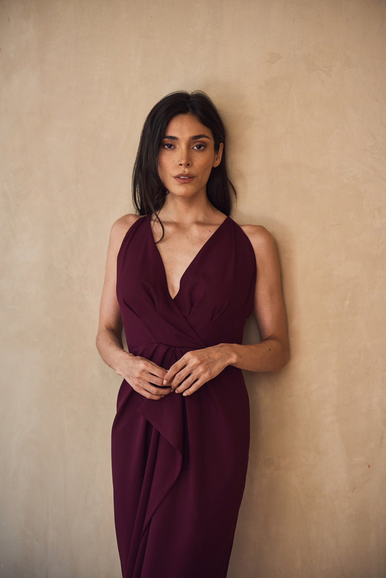 Camille Tokyo Plum Dress