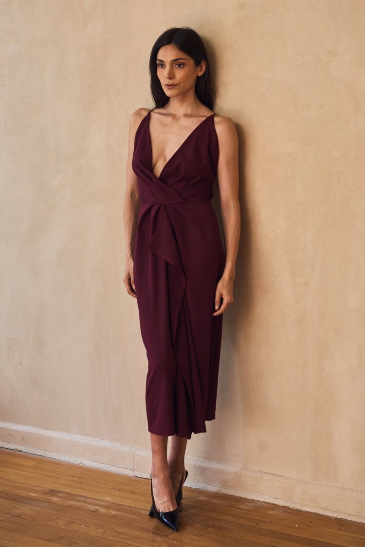 Camille Tokyo Plum Dress