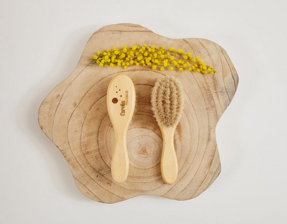 Carelia Cepillo Natural Para Bebé