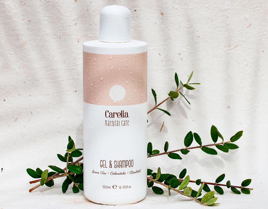 Carelia Gel & Shampoo de Té Verde Caléndula y Bisabolol