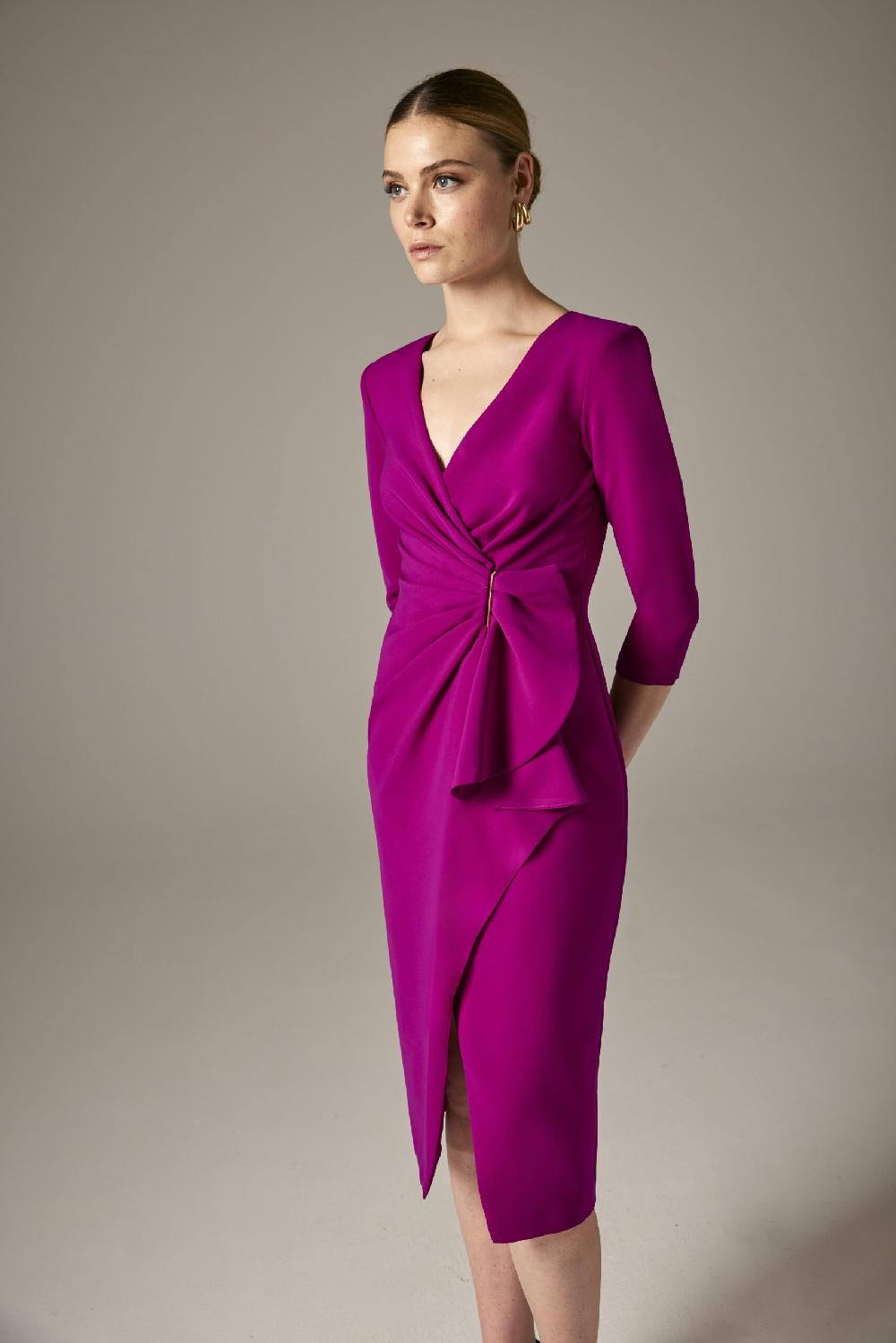 Carla ruiz Ref. 51005 Vestido midi cruzado