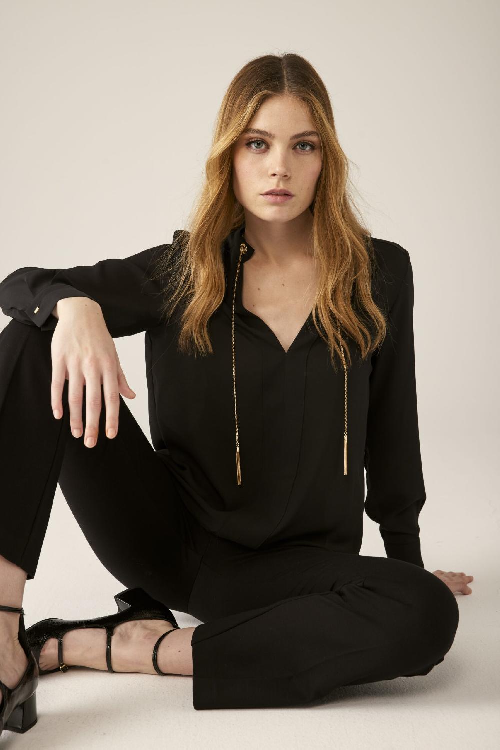 Carla Ruiz Ref. 51032 Blusa Mangas Larga Cadena