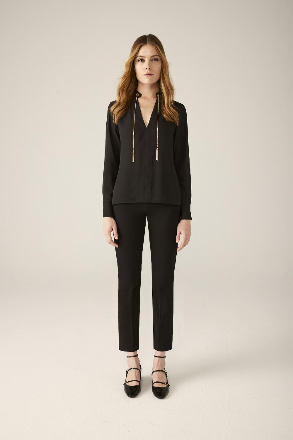 Carla Ruiz Ref. 51032 Blusa Mangas Larga Cadena