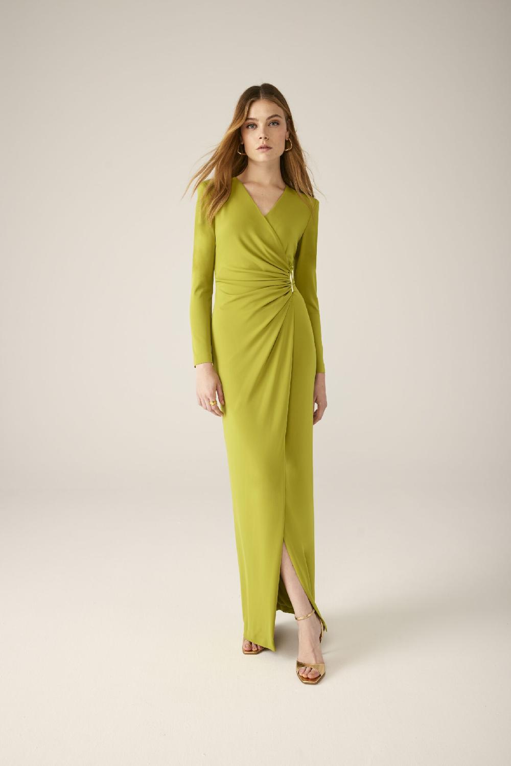 Carla ruiz Ref. 51042 Vestido largo pieza metal