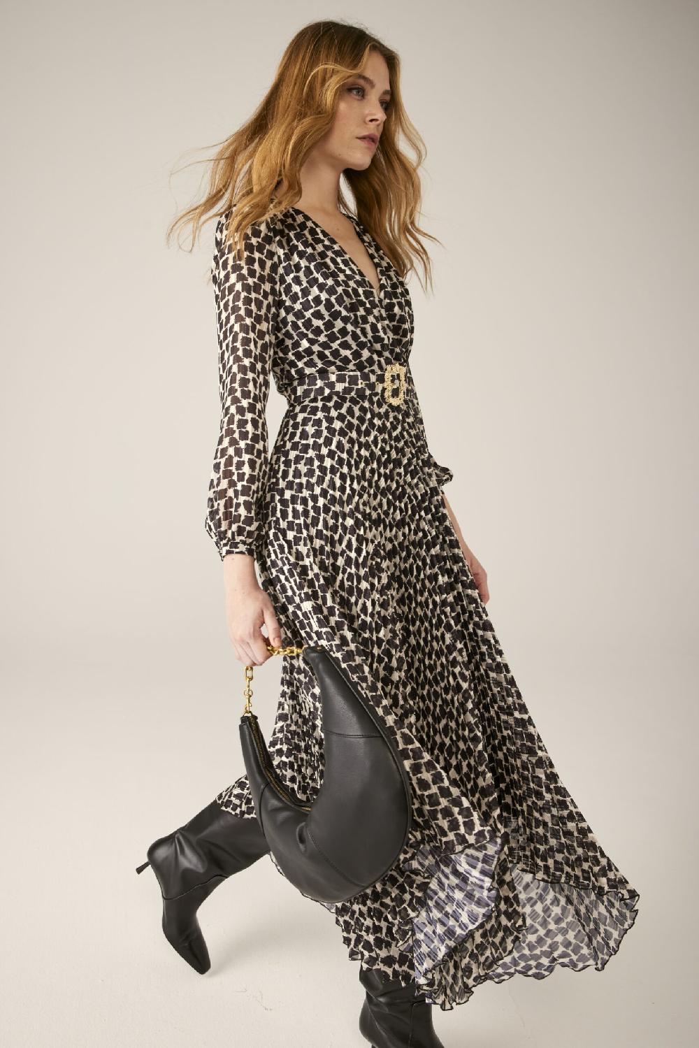 Carla Ruiz Ref. 51072 Vestido Plisado