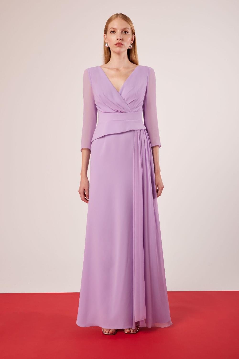 Carla Ruiz Ref. 51506 Vestido Madrina Con Gasa