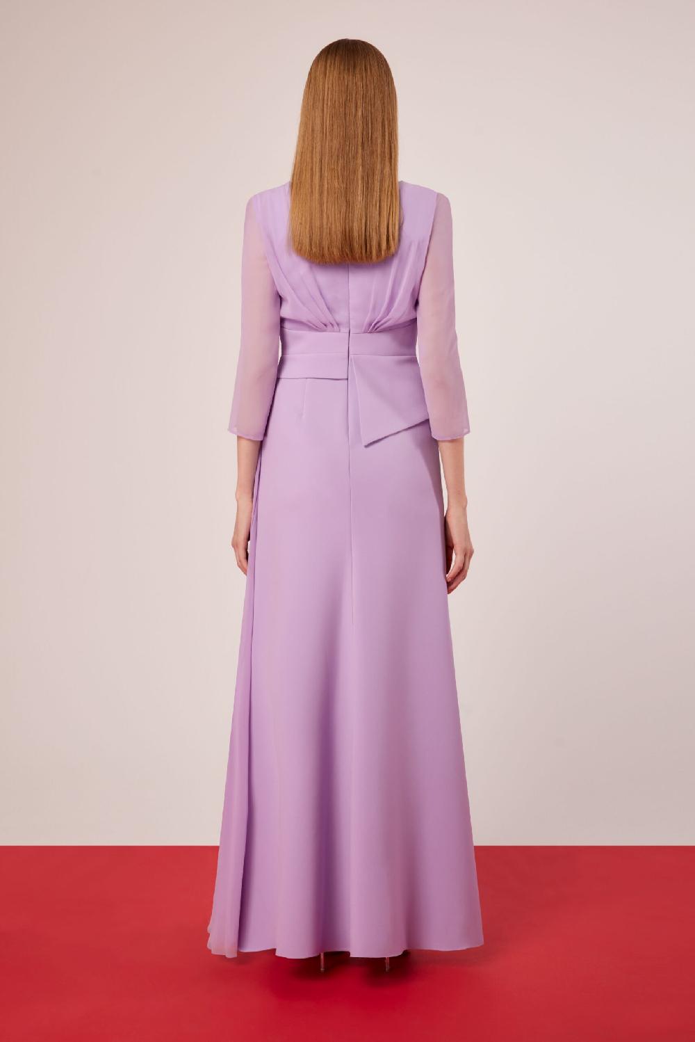 Carla Ruiz Ref. 51506 Vestido Madrina Con Gasa