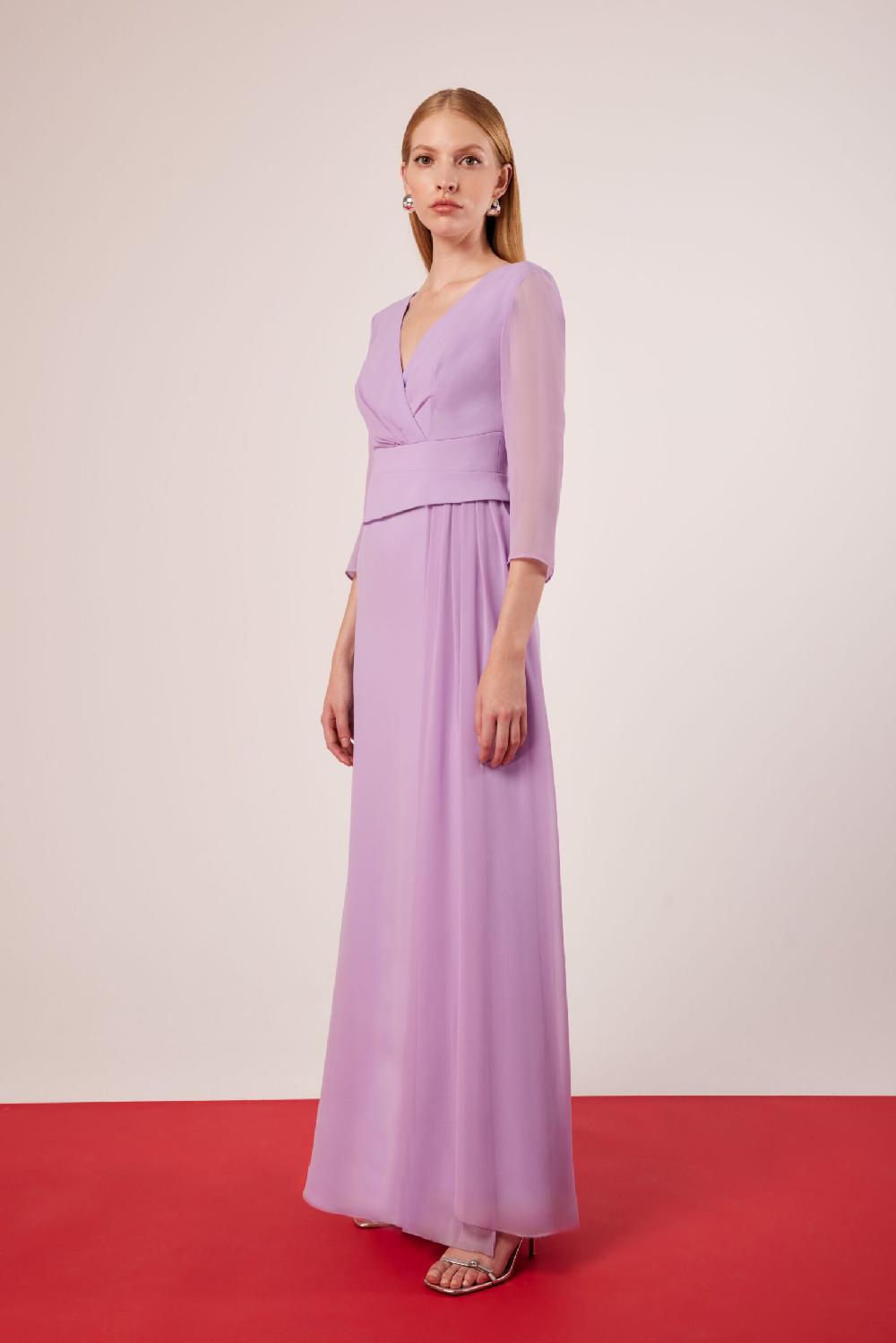 Carla ruiz Ref. 51506 Vestido madrina con gasa