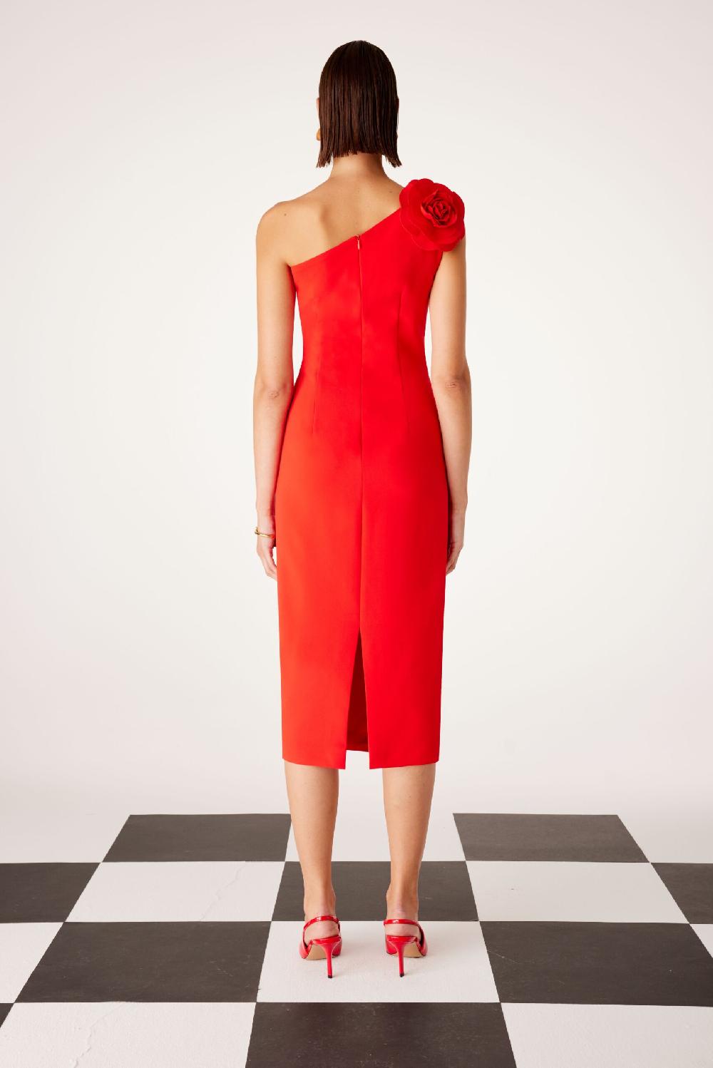 Carla Ruiz Ref. 51508 Vestido Asimetrico Flores