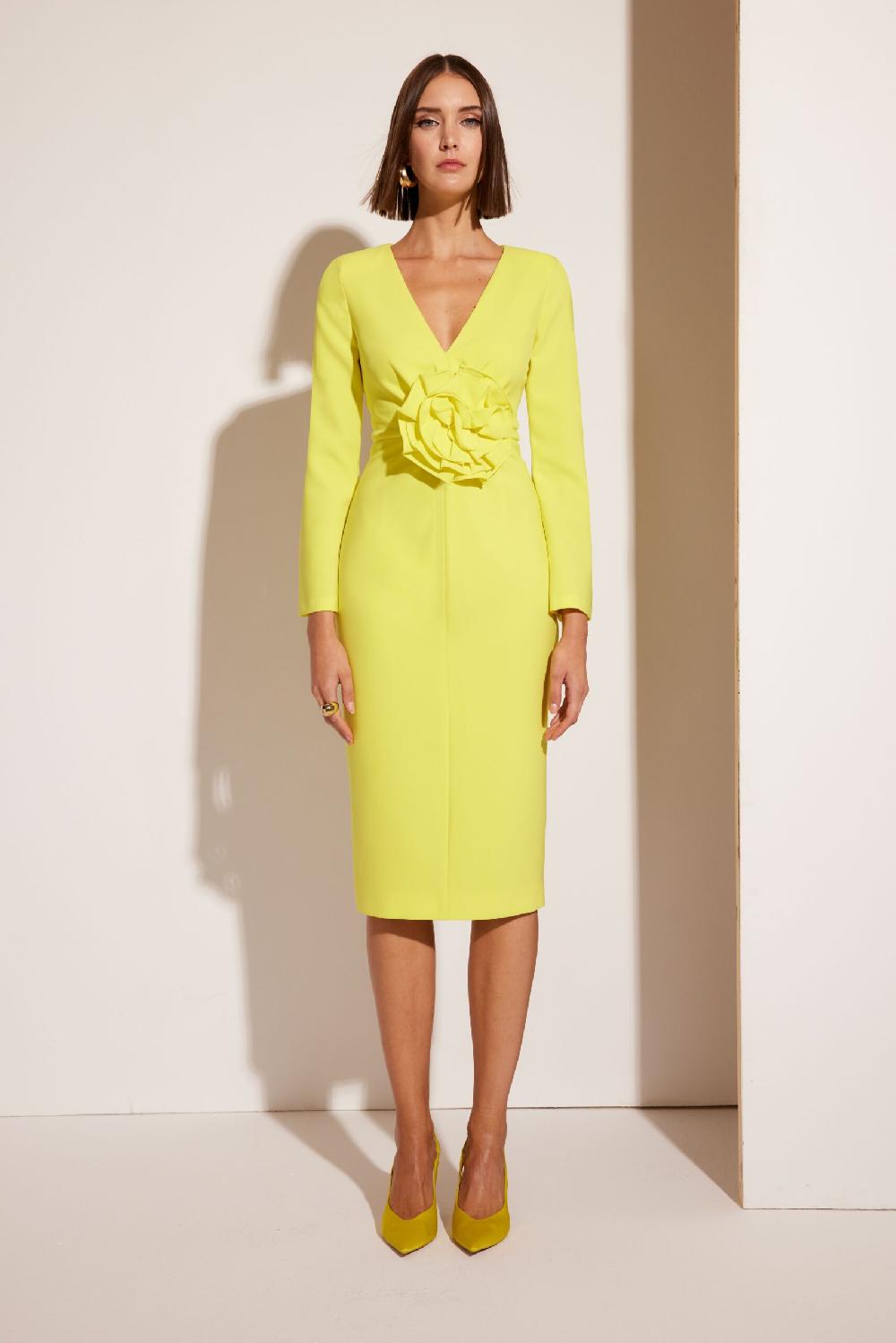 Carla Ruiz Ref. 51513 Vestido Flor Centro