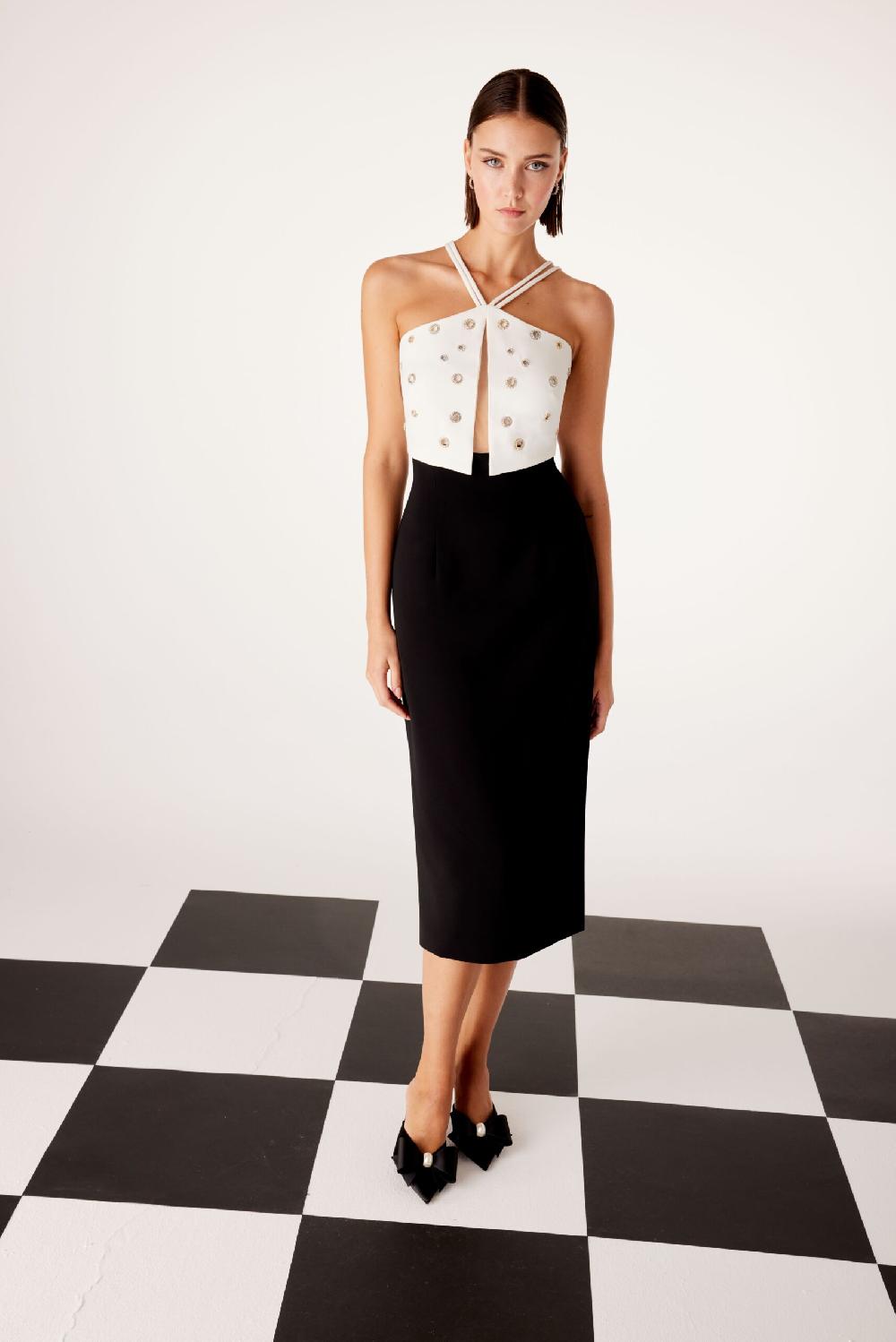 Carla ruiz Ref. 51521 Vestido bicolor