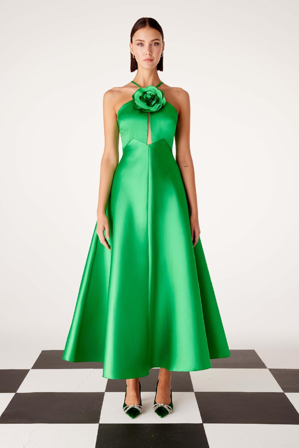 Carla Ruiz Ref. 51534 Vestido C/cuello Flor