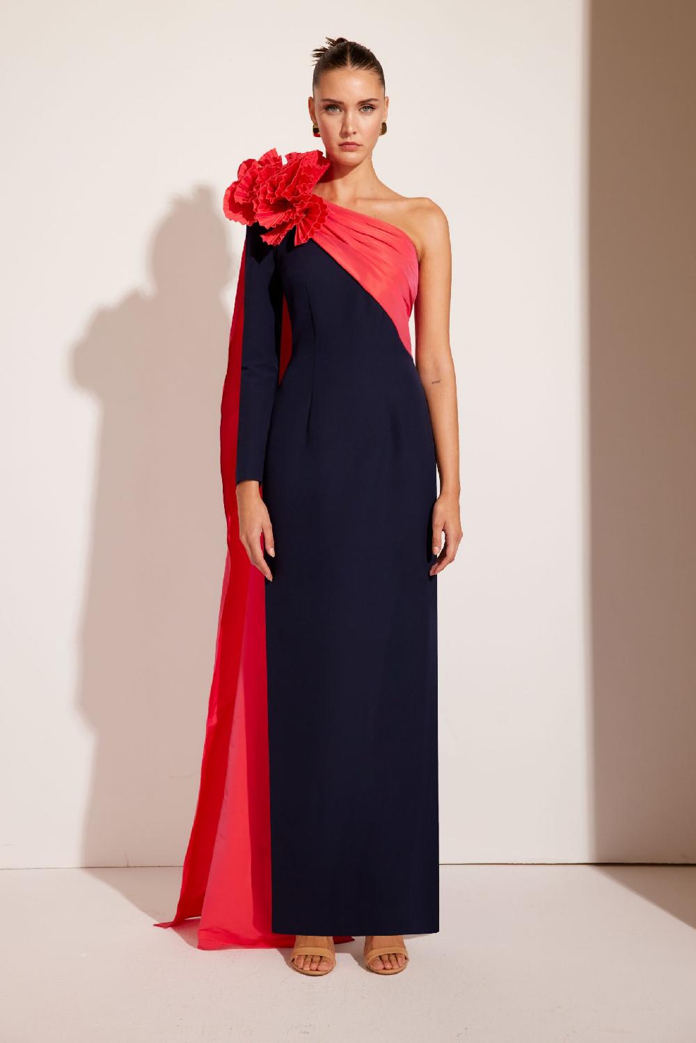 Carla Ruiz Ref. 51551 Vestido Largo Combinado