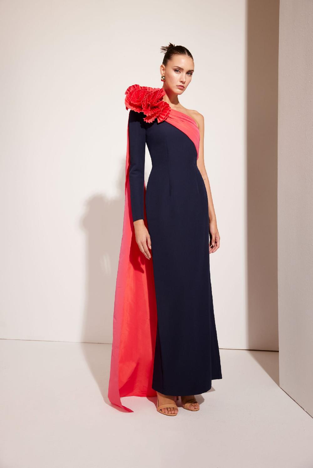 Carla ruiz Ref. 51551 Vestido largo combinado